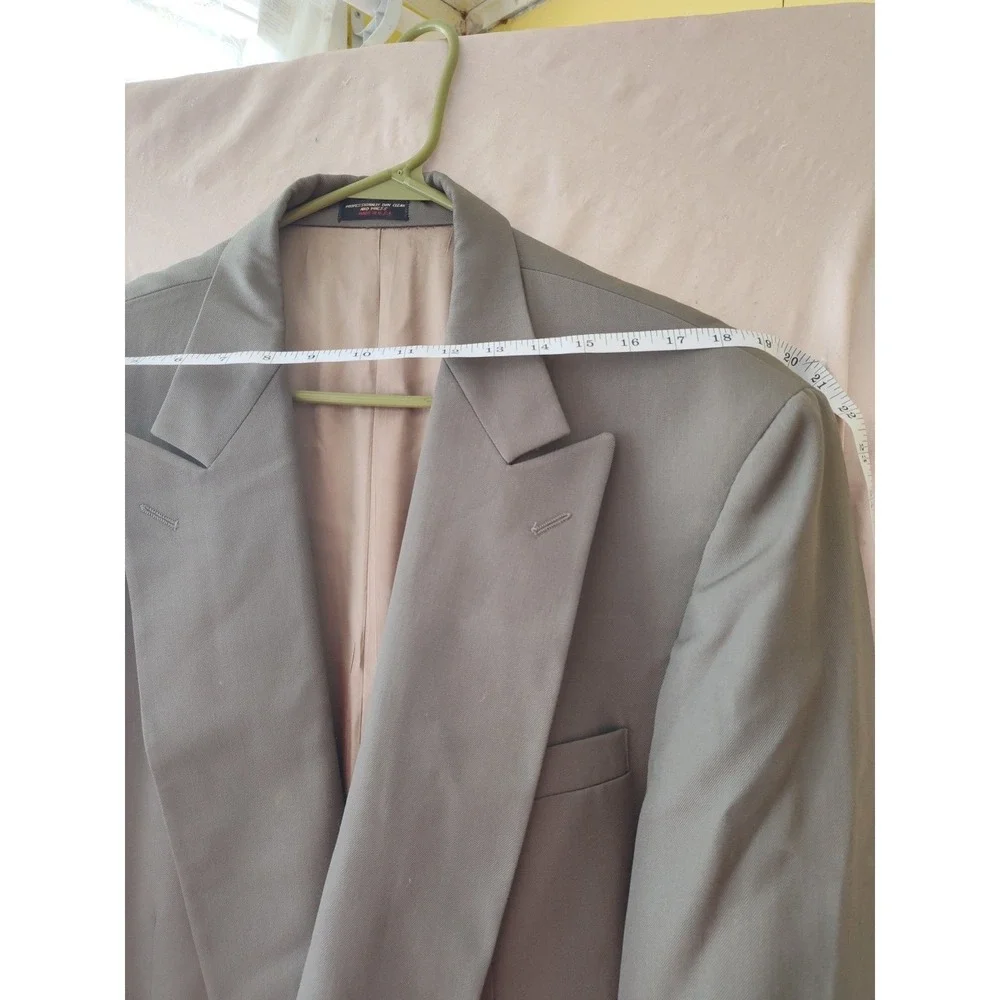 Robert Arnold Suit Jacket Olive Green - Picture 9 of 13
